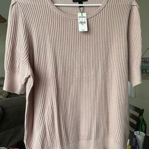 Express pink sweater